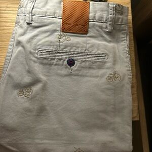 Mens shorts in light blue bicycle design,  brand Teodor original fit, size 31